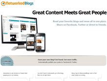 Tablet Screenshot of networkedblogs.com